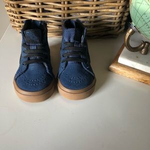 VANS blue & brown  suede boots